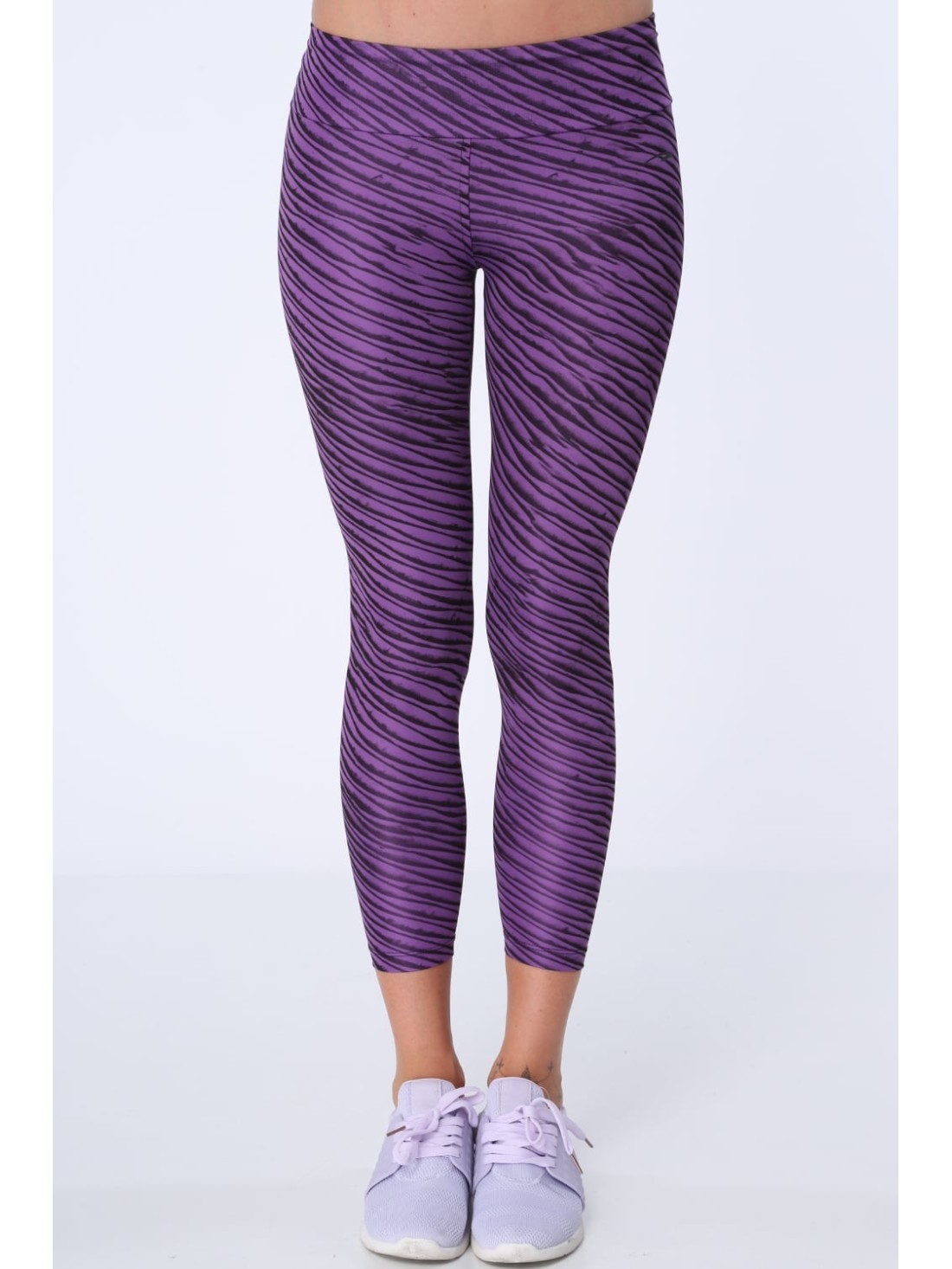 Sportleggings mit lila Mustern MR15285 – Online-Shop – Boutique